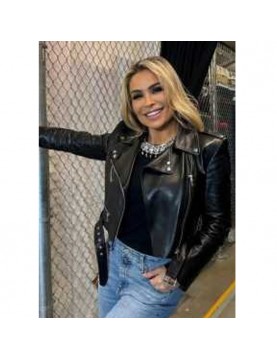 WWE Raw Nattie Neidhart Black Leather Jacket