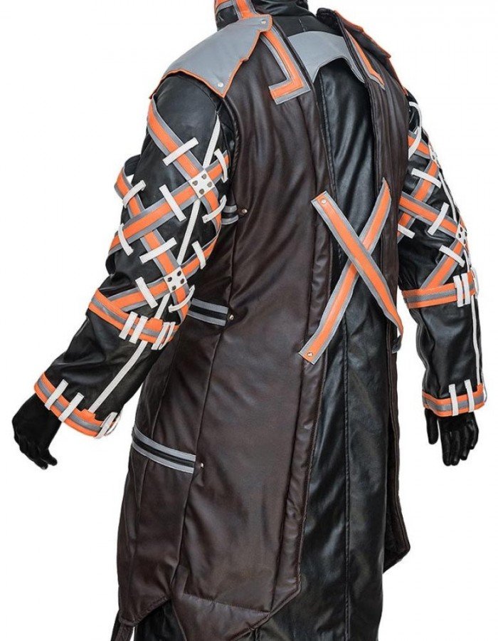 Yakumo Code Vein Black Leather Coat