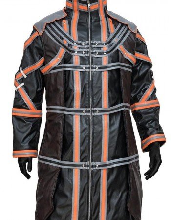 Yakumo Code Vein Black Leather Coat
