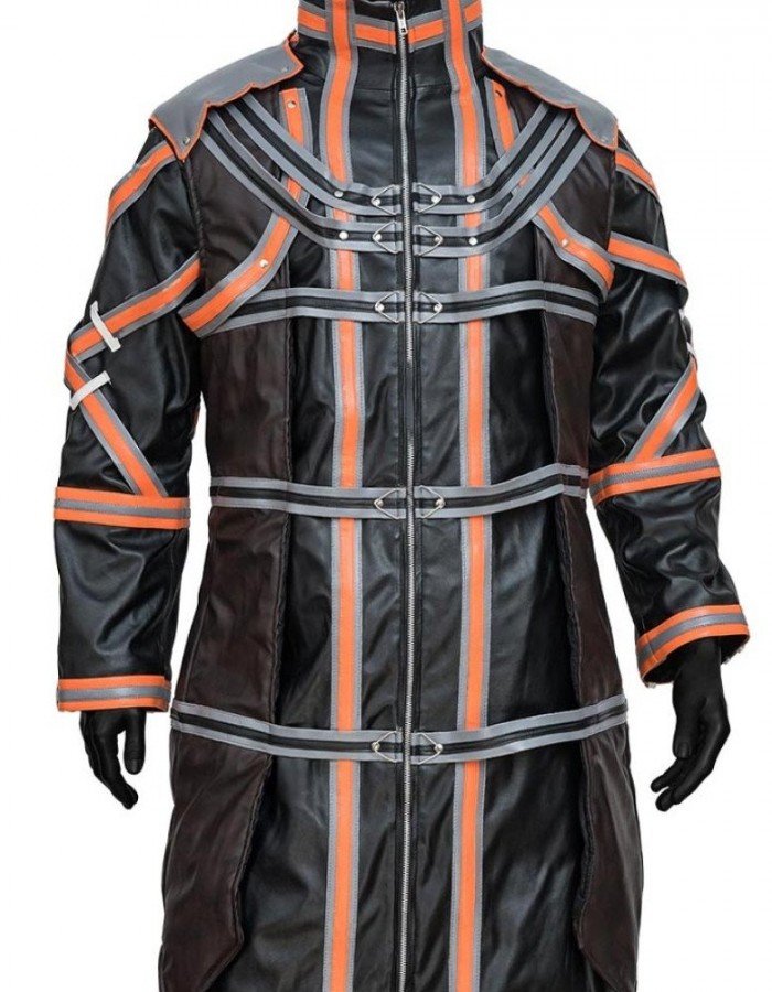 Yakumo Code Vein Black Leather Coat
