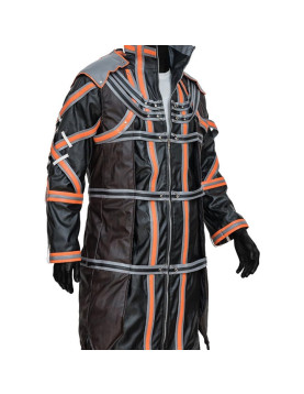 Yakumo Code Vein Black Leather Coat