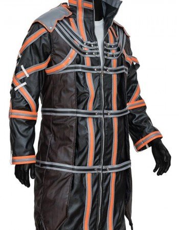 Yakumo Code Vein Black Leather Coat