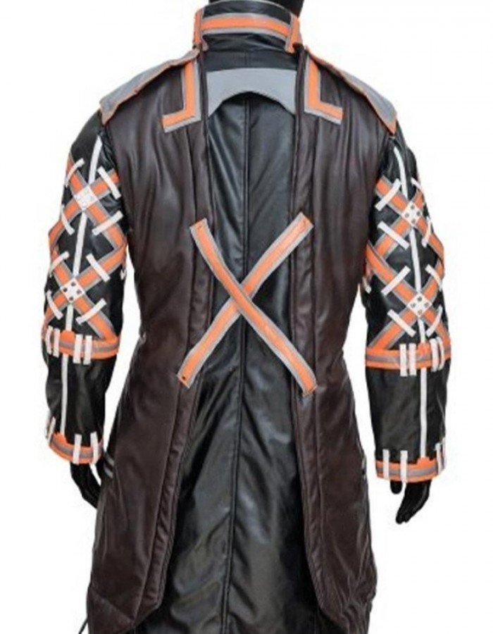 Yakumo Code Vein Black Leather Coat