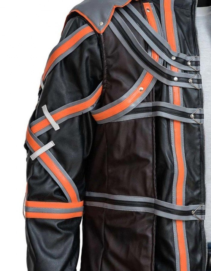Yakumo Code Vein Black Leather Coat