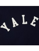 Yale University Navy White Wool Leather Varsity Jacket