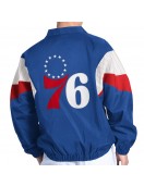 Yard Line Royal Philadelphia 76ers Full-Zip Jacket