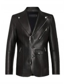 Zayn Malik Eyes Closed Black Leather Jacket Zayn Malik Eyes Closed Black Leather Jacket