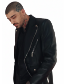 Zayn Malik Eyes Closed Black Leather Jacket Zayn Malik Eyes Closed Black Leather Jacket