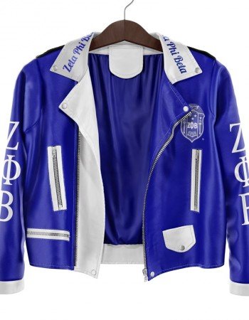 Zeta Phi Beta Sorority Leather Jacket