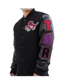 Toronto Raptors Black Varsity Jacket Toronto Raptors Black Varsity Jacket