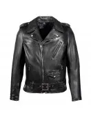 1950s Motorcycle Black Leather Jacket 1950s Motorcycle Black Leather Jacket