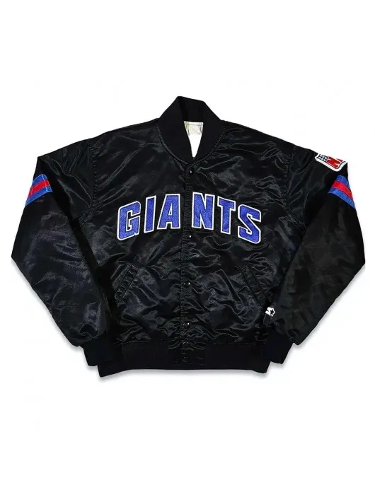 80’s New York Giants Black Bomber Jacket
