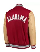 Alabama Crimson Tide Red Letterman Jacket