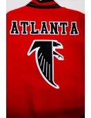 Atlanta Falcons Retro Classic Rib Wool Varsity Jacket