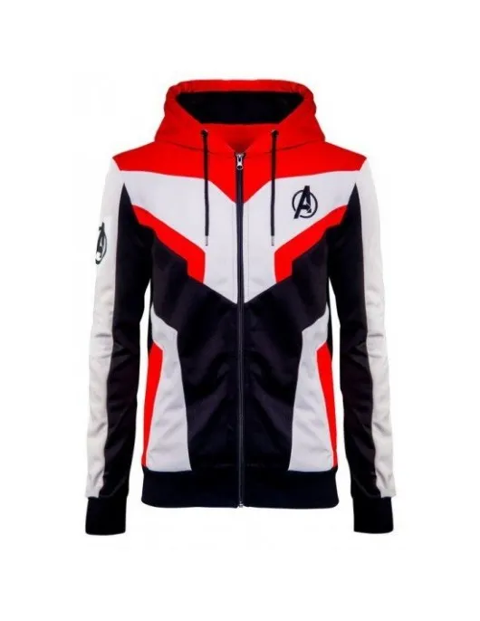 Avengers Endgame Advanced Tech Men’s Quantum Hoodie Jacket Avengers Endgame Advanced Tech Men’s Quantum Hoodie Jacket