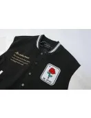 Aw Spiky Head Skull Wool Varsity Jacket Aw Spiky Head Skull Wool Varsity Jacket