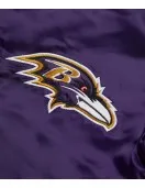 Baltimore Ravens Purple Satin Jacket