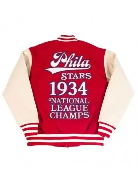 Baseball Philadelphia Stars 1934 Red Varsity Jacket