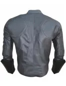 Batman Arkham Knight Gray Leather Jacket