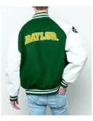 Baylor Collegiate University Green and White Jacket Baylor Collegiate University Green and White Jacket