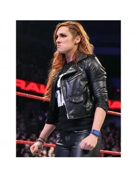 Becky Lynch Cropped Leather Jacket