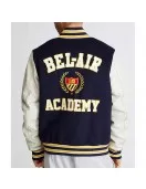 Bel-Air Academy Navy and White Varsity Jacket Bel-Air Academy Navy and White Varsity Jacket