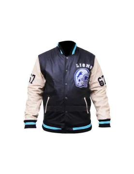 Beverly Hills Cop Axel Foley Detroit Lions Letterman Jacket