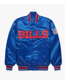Bills Gameday Satin Blue Jacket