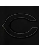 Black Chicago Bears Logo Varsity Jacket