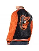 Black/Orange Baltimore Orioles Varsity Satin Jacket Black/Orange Baltimore Orioles Varsity Satin Jacket