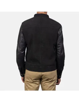 Blain Black Hybrid Bomber Jacket