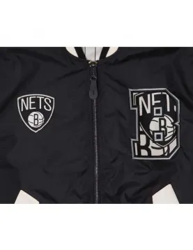 Brooklyn Nets New Era Bomber Jacket