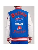 Buffalo Bills Old English Classic Rib Varsity Jacket Buffalo Bills Old English Classic Rib Varsity Jacket