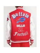 Buffalo Bills Old English Classic Rib Varsity Jacket Buffalo Bills Old English Classic Rib Varsity Jacket