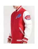Buffalo Bills Old English Classic Rib Varsity Jacket Buffalo Bills Old English Classic Rib Varsity Jacket