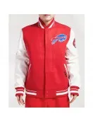 Buffalo Bills Old English Classic Rib Varsity Jacket Buffalo Bills Old English Classic Rib Varsity Jacket
