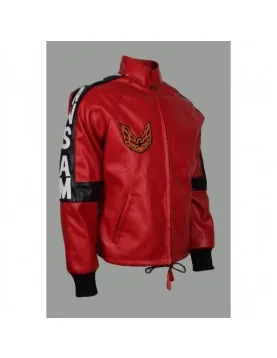 Burt Bandit Red Leather Jacket