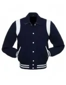 Byron Collar Baseball Varsity Jacket