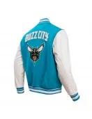 Charlotte Hornets 2023/24 City Edition Teal Varsity Jacket