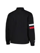 Chicago Bulls Black Stitch Applique Bomber Jacket