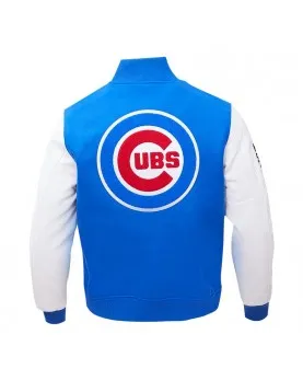 Chicago Cubs Home Town Blue Wool Varsity Jacket