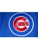 Chicago Cubs Old English Blue Wool Varsity Jacket
