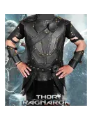 Chris Hemsworth Thor Ragnarok Brown Leather Vest with Removable Belts
