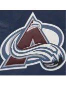 Colorado Avalanche Bomber Navy Blue Leather Jacket