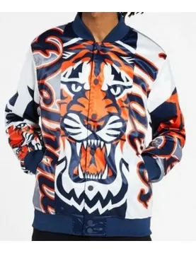 Detroit Tigers All Over Print Varsity Jacket