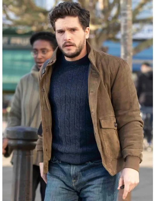 Eternals Kit Harington Suede Jacket