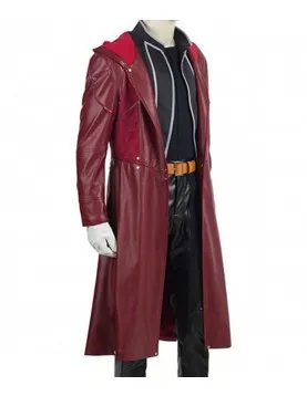 Fullmetal Maroon Leather Coat