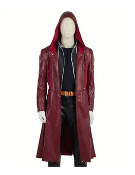 Fullmetal Maroon Leather Coat