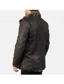 Furlong Black Leather Coat Furlong Black Leather Coat