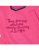 Gag City Pink Varsity Jacket